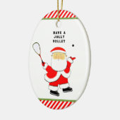 Verzamelobject voor squashsporten keramisch ornament (Links)