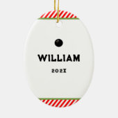 Verzamelobject voor squashsporten keramisch ornament (Achterkant)