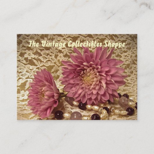  verzamelobjecten visitekaartje (Voorkant)