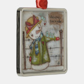 Verzamelplaats - kerstversiering metalen ornament (Rechts)