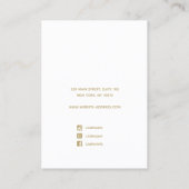 Verzamelscript voor pastelregenbooggradiënt Veroor Visitekaartje (Achterkant)