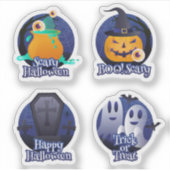 Verzamelstickers voor Halloween Sticker (Voorkant)