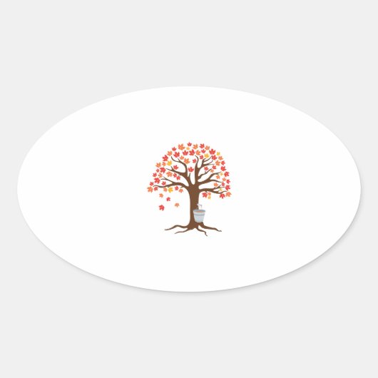 Verzamelstroop Ovale Sticker (Voorkant)