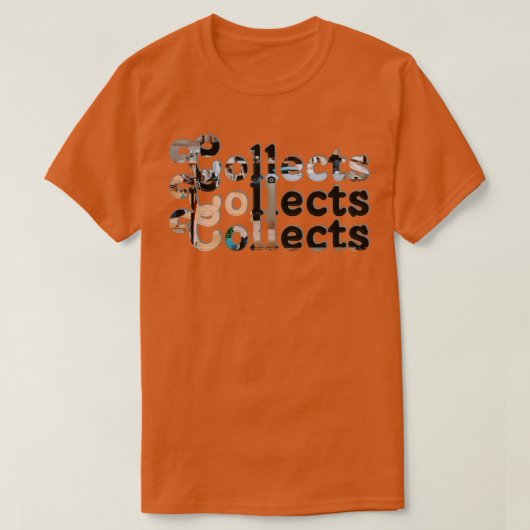 Verzamelt verzamelt t-shirt (Design voorkant)