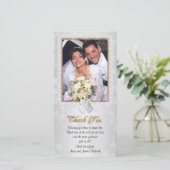 Verzankkaart met foto bedankkaart (Staand voorkant)