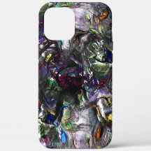 Verzeept "zware verven" die elkaar overlappen in m