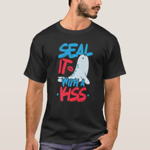 Verzegel het met een Kiss Animal Marine Biology Ze T-shirt
