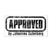 Verzegel uw goedkeuring met stijl: gepersonaliseer  zelfinktende stempel (Design)