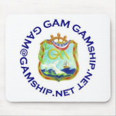 verzegelblauwe MP Muismat (Voorkant)