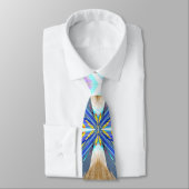 Verzegeld dicht X Patroon Abstract Ontwerp Stropdas (Gebonden)