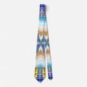 Verzegeld dicht X Patroon Abstract Ontwerp Stropdas (Voorkant)