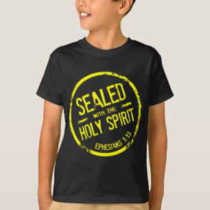 VERZEGELD MET DE HOLY SPIRIT T-SHIRT
