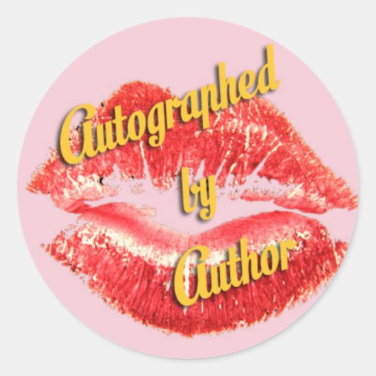 Verzegeld met een Kiss Autograph Stickers (Voorkant)