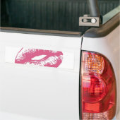 Verzegeld met een Kiss Bumpersticker (Op Truck)