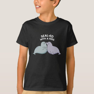 Verzegeld met een Kiss Funny Zee Lion Seal Pun Dar T-shirt