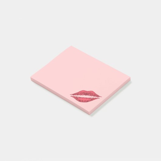 Verzegeld met een Kiss Post-its Post-it® Notes (Schuin)
