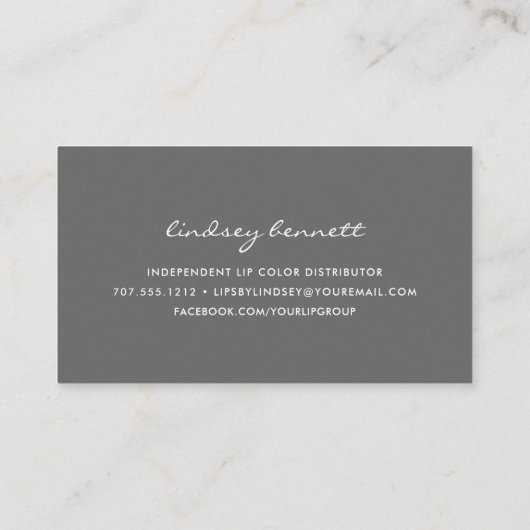 Verzegeld met een kus | Beauty Loyalty (Achterkant)