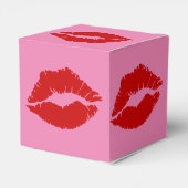 "Verzegeld met een kus" Bedankdoosjes (Achterkant)