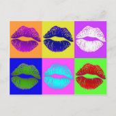 Verzegeld met een kus briefkaart (Voorkant)