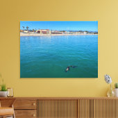 Verzegeld met een kus canvas afdruk (Insitu (Woonkamer))