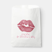 Verzegeld met een kus gunstzakken bedankzakje (Voorkant)