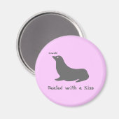 Verzegeld met een kus magneet (Voorkant / Achterkant)