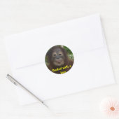 Verzegeld met een kus ronde sticker (Envelop)