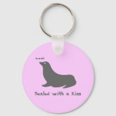 Verzegeld met een kus sleutelhanger (Voorkant)