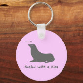 Verzegeld met een kus sleutelhanger (Voorkant)