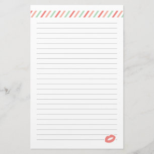 Verzegeld met een kus-Valentijnsdag papier