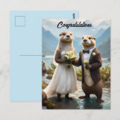 **"Verzegeld met een kus: volkomen verliefd"** Briefkaart (Voorkant / Achterkant)