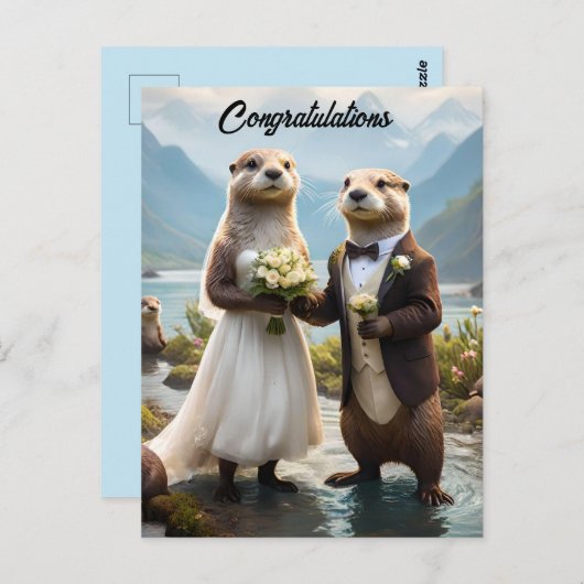 **"Verzegeld met een kus: volkomen verliefd"** Briefkaart (Voorkant / Achterkant)