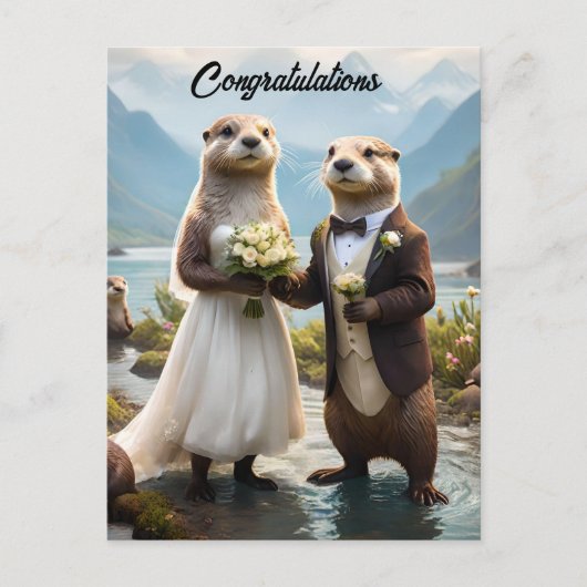 **"Verzegeld met een kus: volkomen verliefd"** Briefkaart (Voorkant)