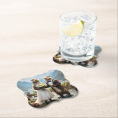 **"Verzegeld met een kus: volkomen verliefd"** Kartonnen Onderzetters (Insitu)