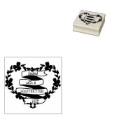 Verzegeld met een Valentijnsdag Kiss Rubberstempel (Gestempeld)
