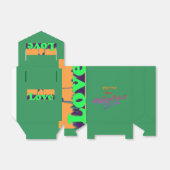 Verzegeld met liefde, jij bent mijn gelukkige plek bedankdoosjes (Uitgevouwen)