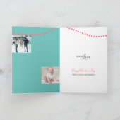 Verzegeld met Liefde Valentijn met Foto Feestdagen Kaart (Binnen)