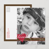 Verzegeld met liefde Valentijnsdag Post Kaart (Voorkant / Achterkant)