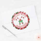 Verzegeld met snoepsnoeprietFeestdagen Stickers (Envelop)