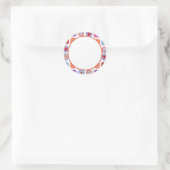 "Verzegeld met stijl: Envelop Classic ronde afdich Sticker (Tas)