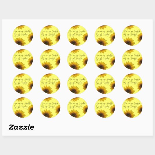 Verzegeld met Sunshine Stickers (Vel)