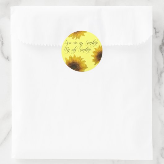 Verzegeld met Sunshine Stickers (Tas)