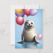 Verzegeld met Verjaardagsvreugde: Uitnodiging Sjab (Voorkant)