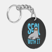 Verzegelen met IT Zee Animal Sleutelhanger (Voorkant Links)