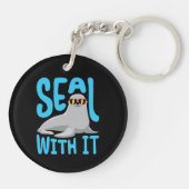 Verzegelen met IT Zee Animal Sleutelhanger (Achterkant)
