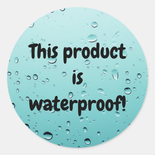 Verzegeletiket zegel waterdichte verpakking sticke (Voorkant)