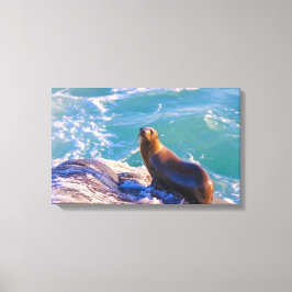 verzegeling 2 - je kijkt nog steeds naar me! canvas afdruk