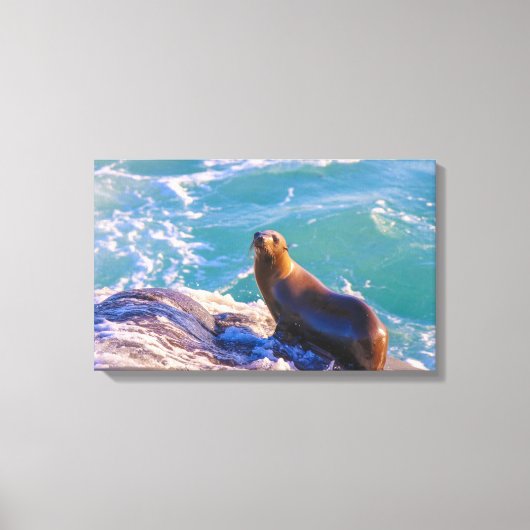 verzegeling 2 - je kijkt nog steeds naar me! canvas afdruk (Voorkant)