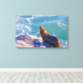 verzegeling 2 - je kijkt nog steeds naar me! canvas afdruk (Insitu (Houten vloer))