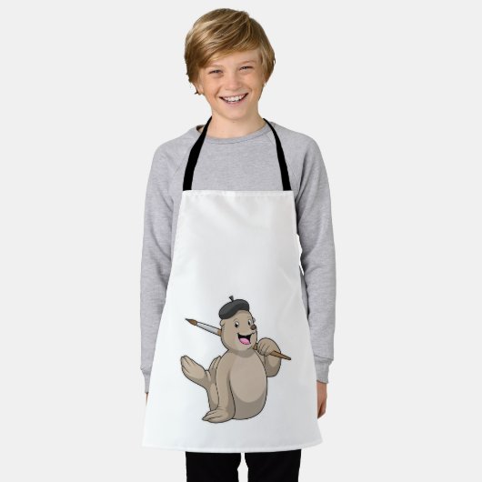 Verzegeling als Schilder met de borstel van de Ver Schort (Gedragen)